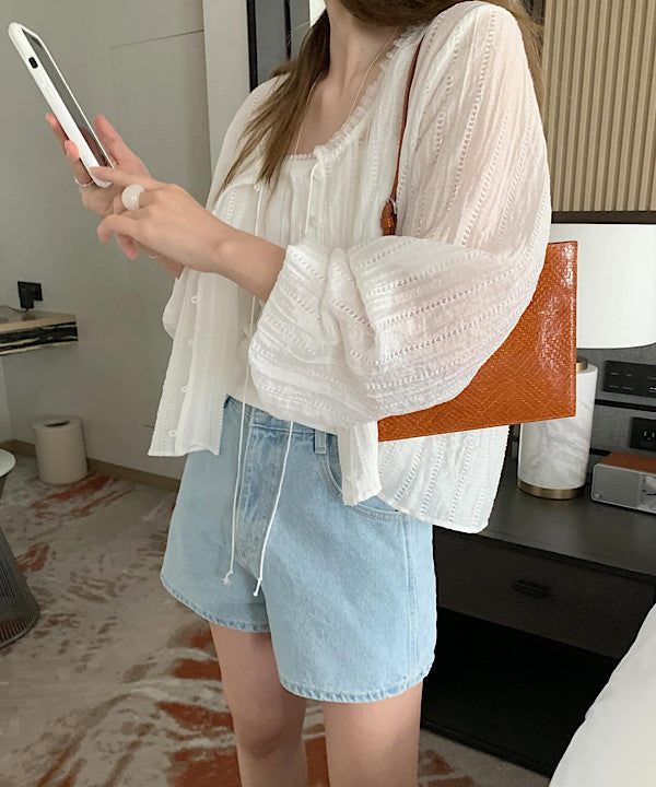 ILLIT cardigan blouse