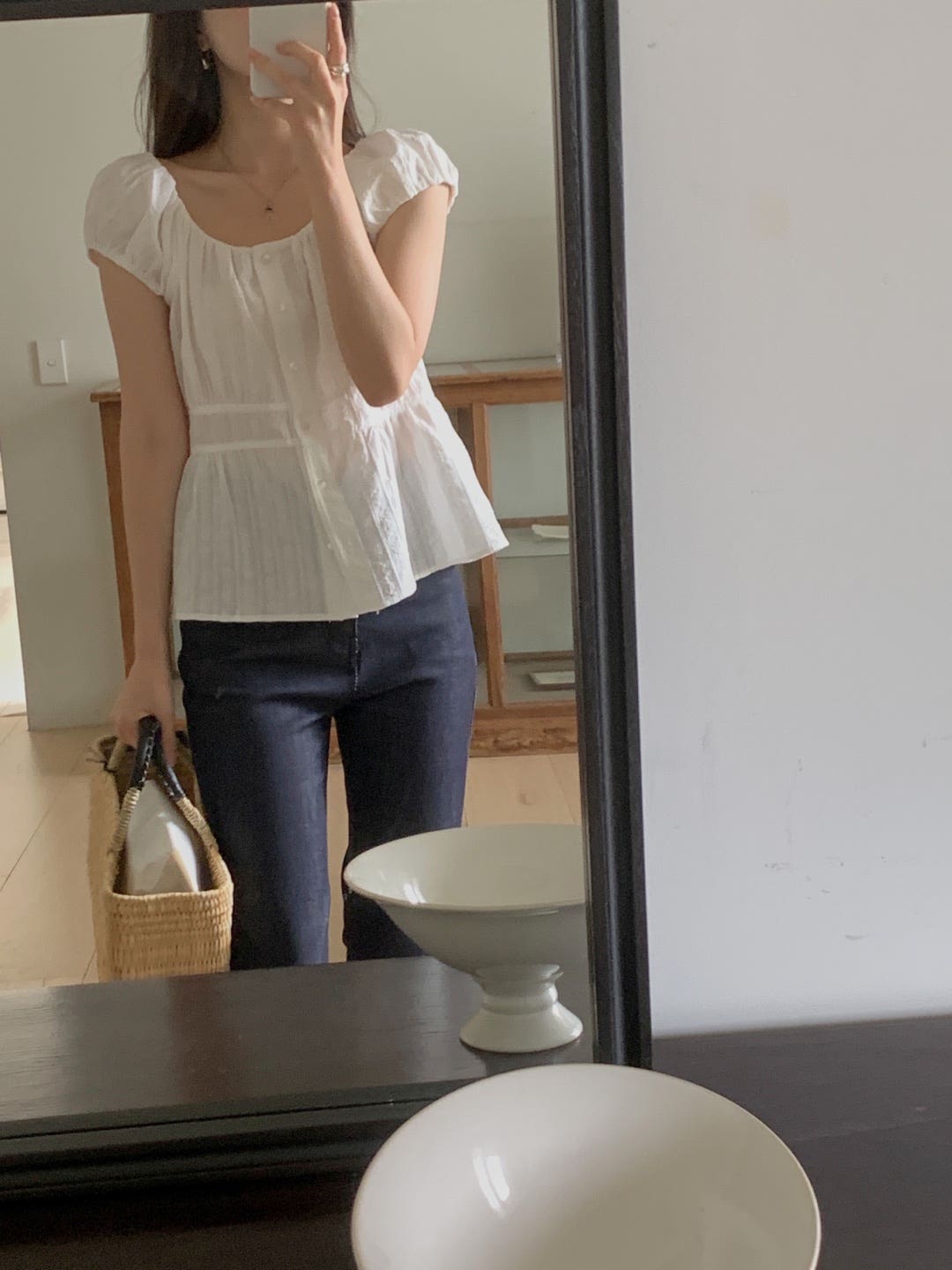 Bigi blouse&skirt-2col