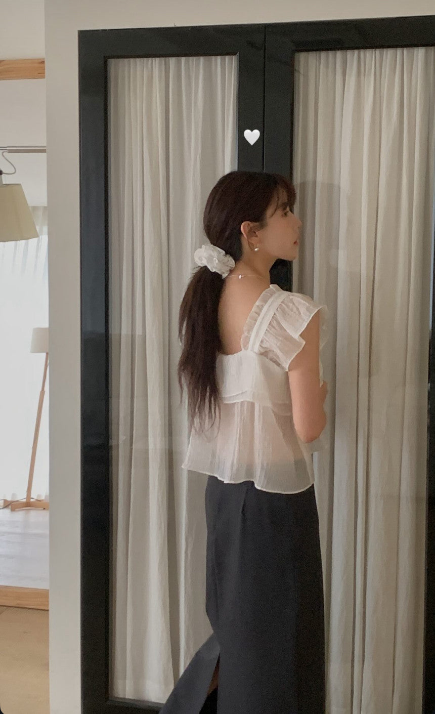 Nature 2way blouse-4col