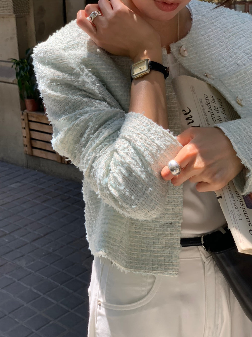 Sha tweed jacket-3col