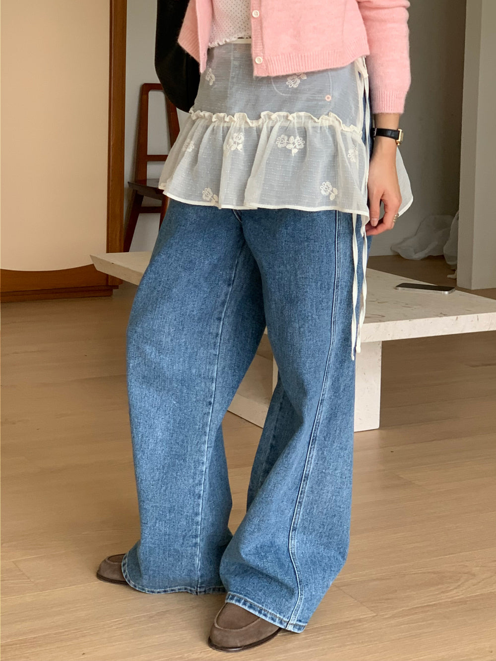 Misty Layered skirt-2col