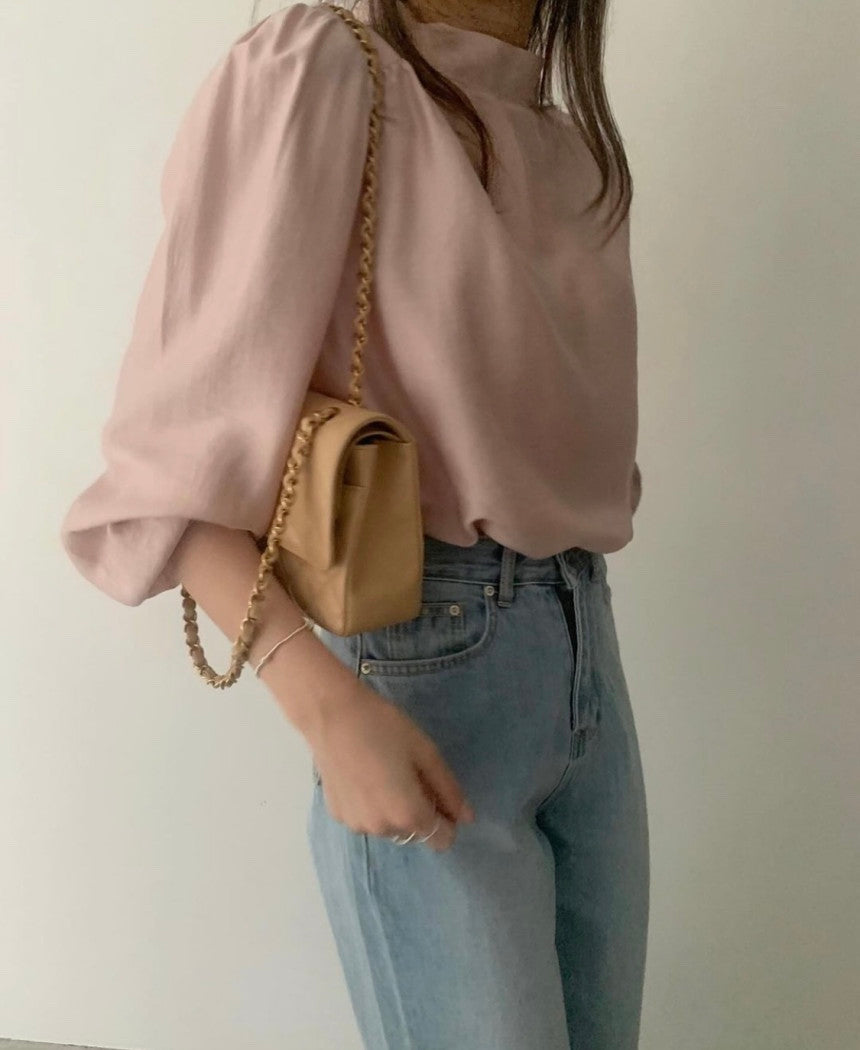 2way longsleeve blouse-4col