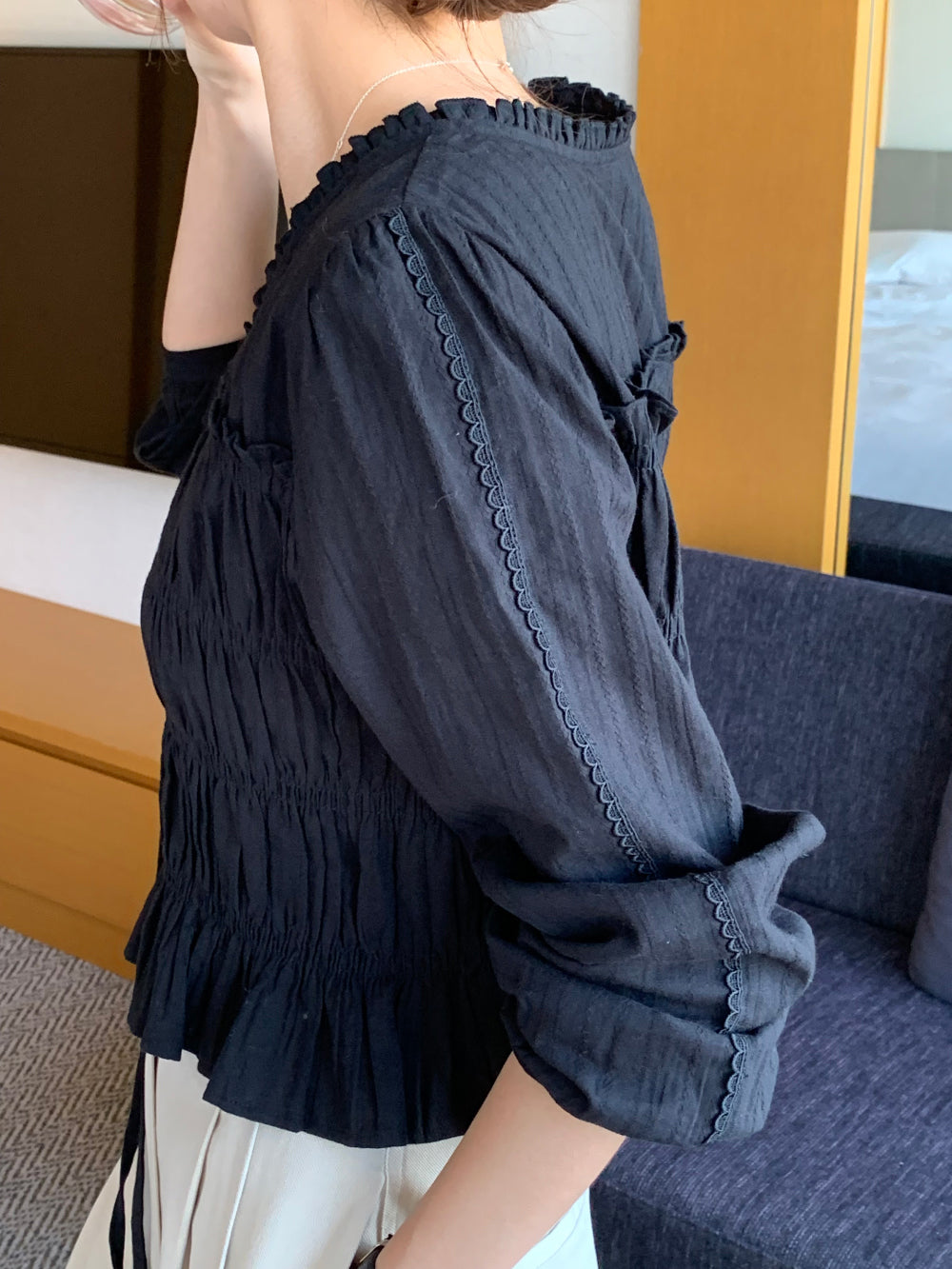 Mogu blouse-2col