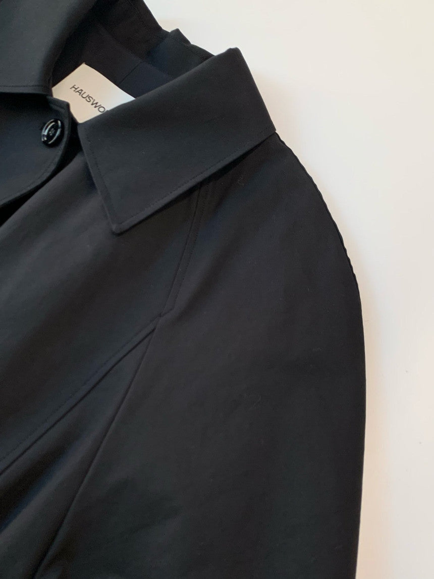 ivory即納 Haus raglan half trench coat-2col