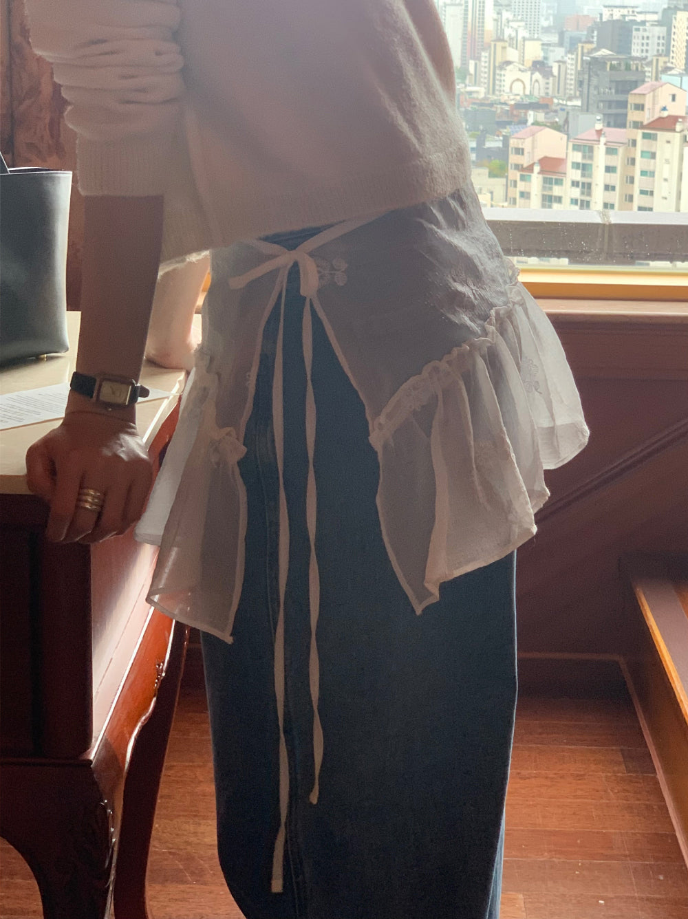 Misty Layered skirt-2col