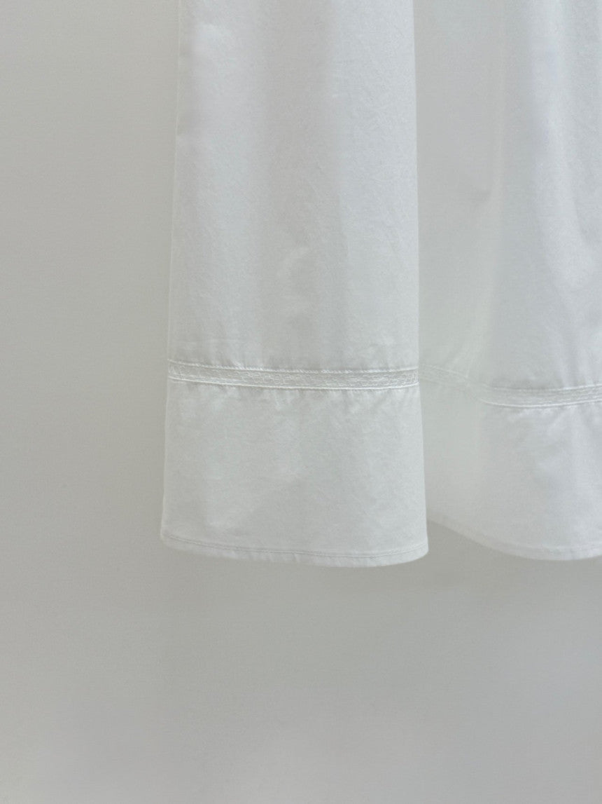 Pli lace full skirt-2col