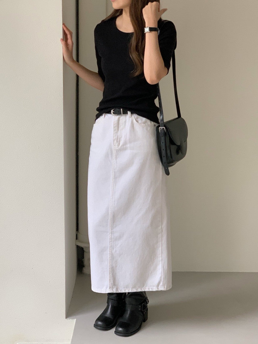 Merry round neck T-3col