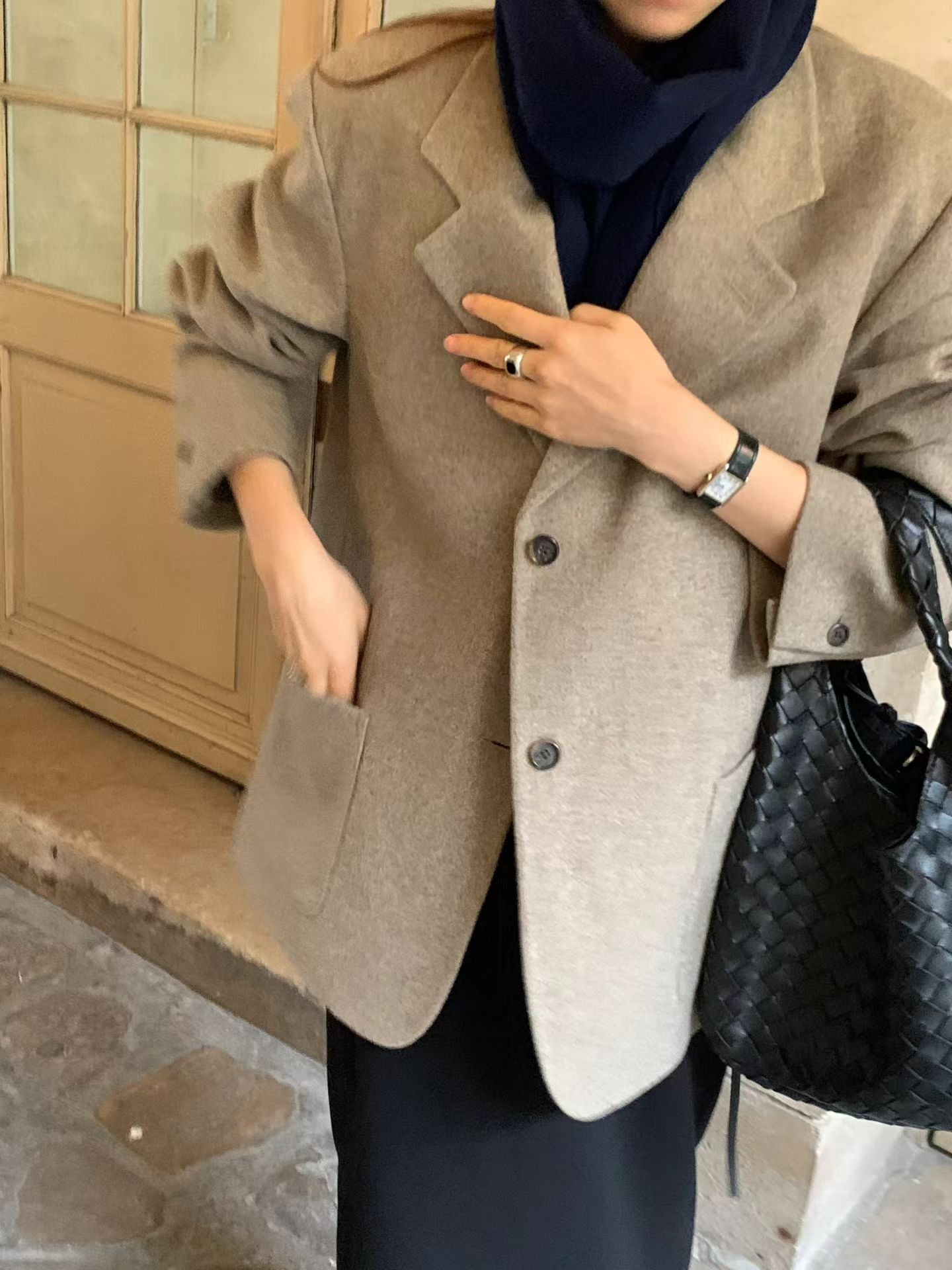 Ounce farb wool jacket-2col