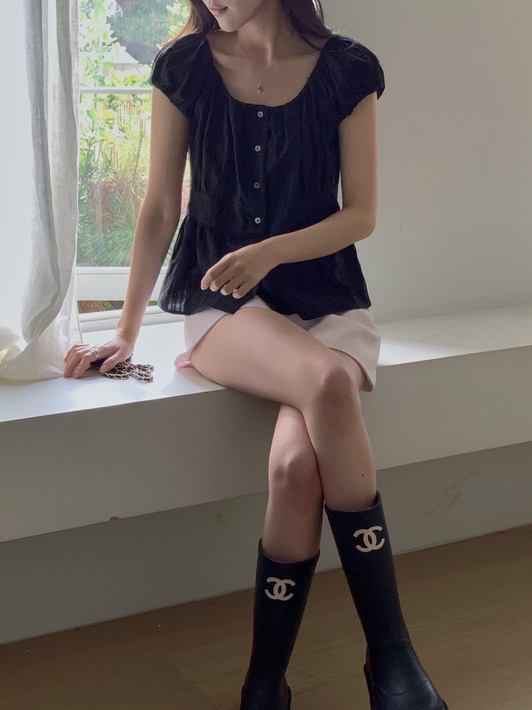 Bigi blouse&skirt-2col