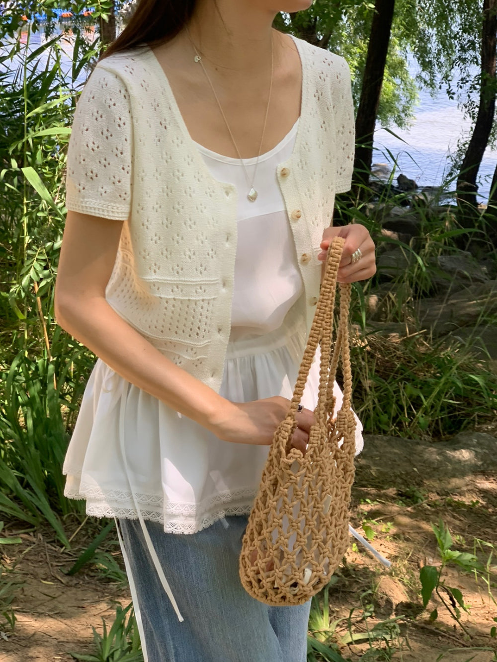 Flute cardigan-3col