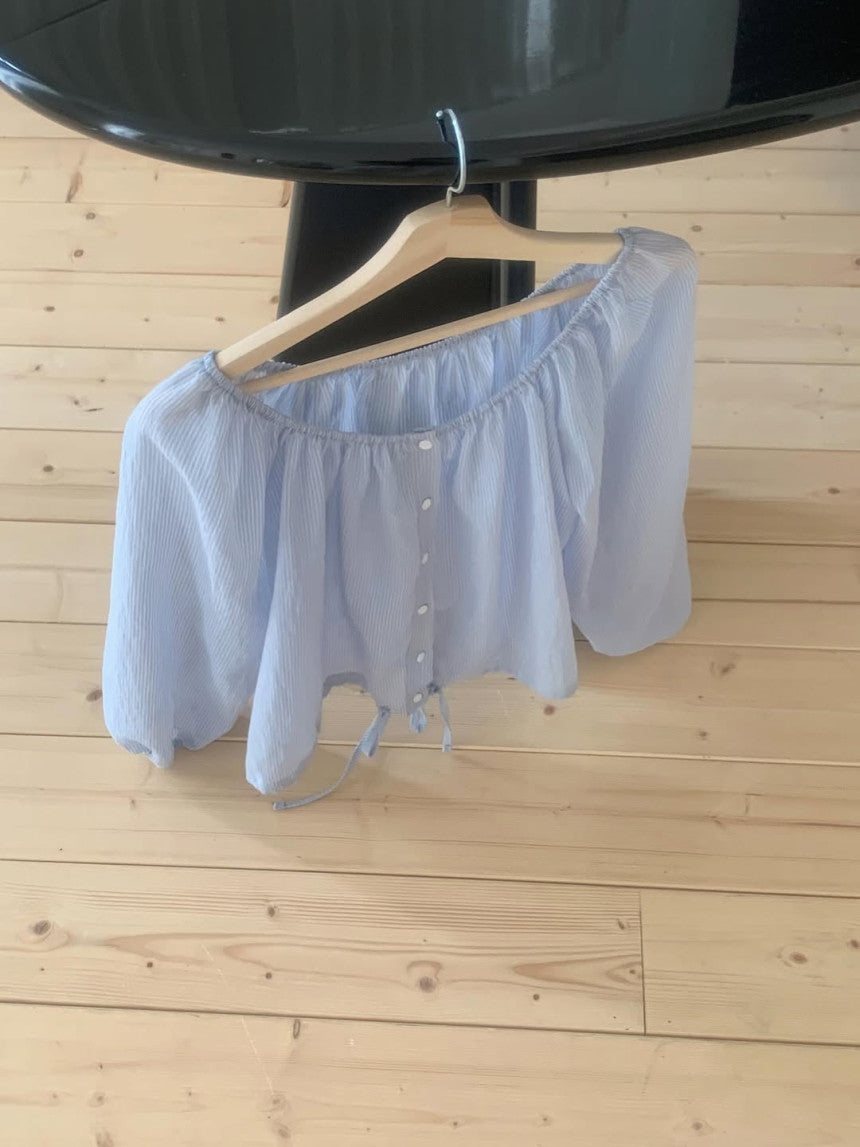 liter maple cardigan blouse-2col