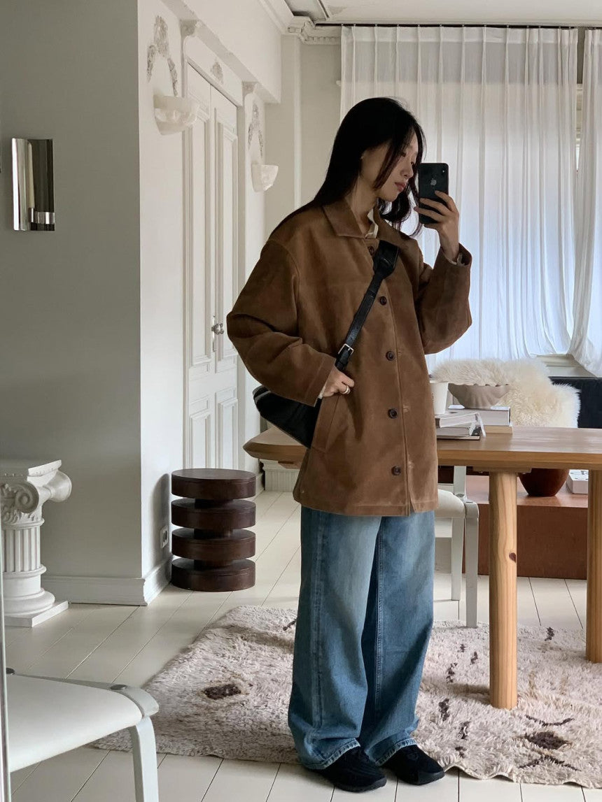 Bern suede jacket-2col