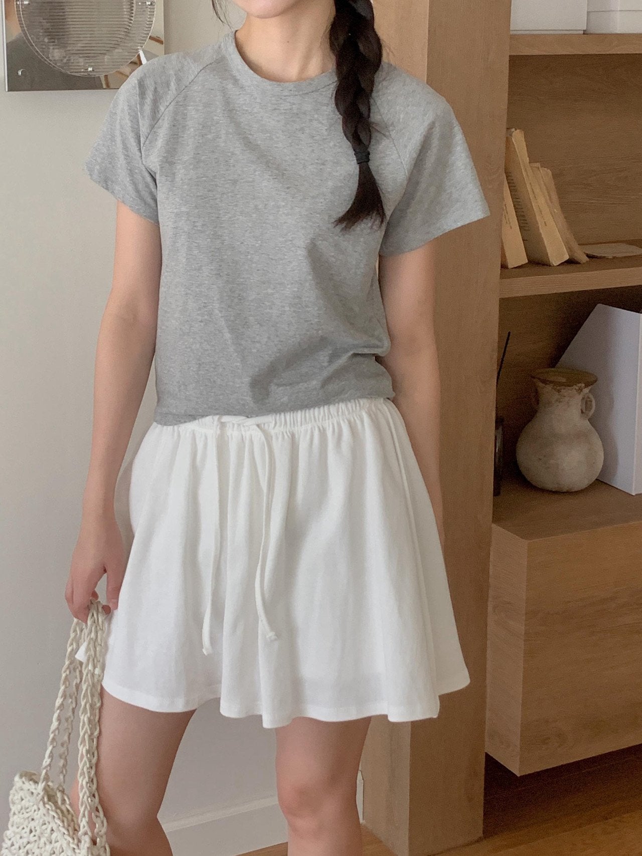 Rush skirt half pants-3col