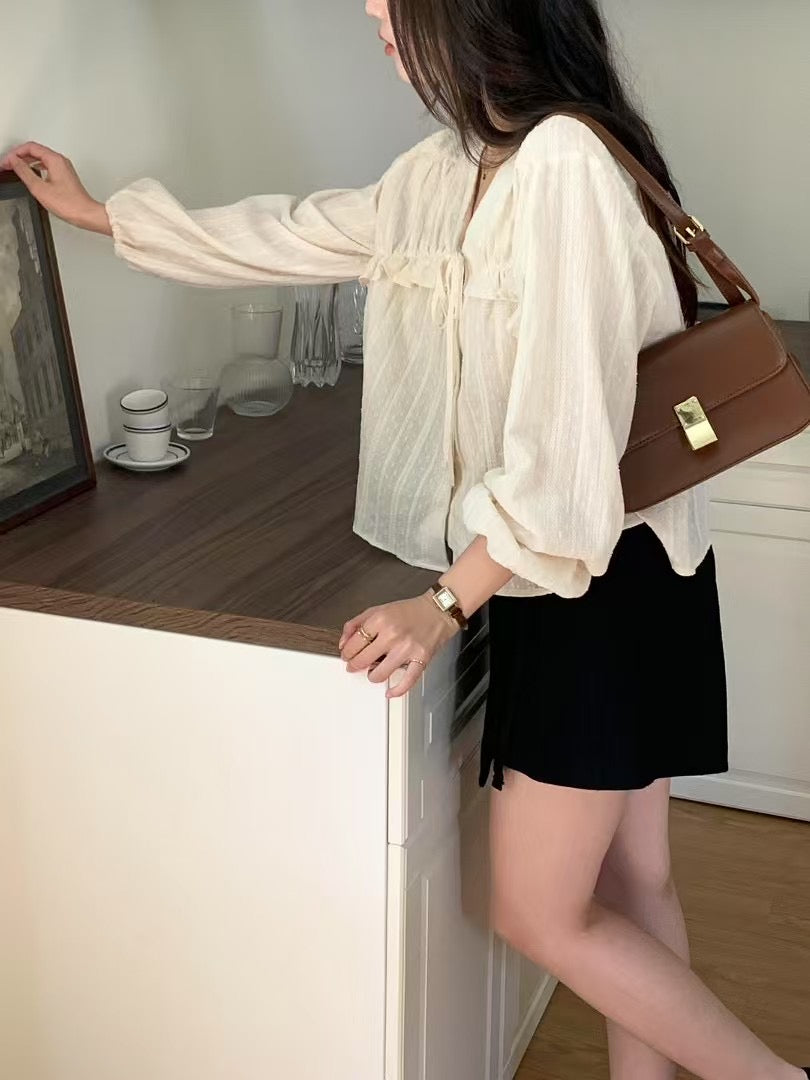 Lote lace blouse-2col