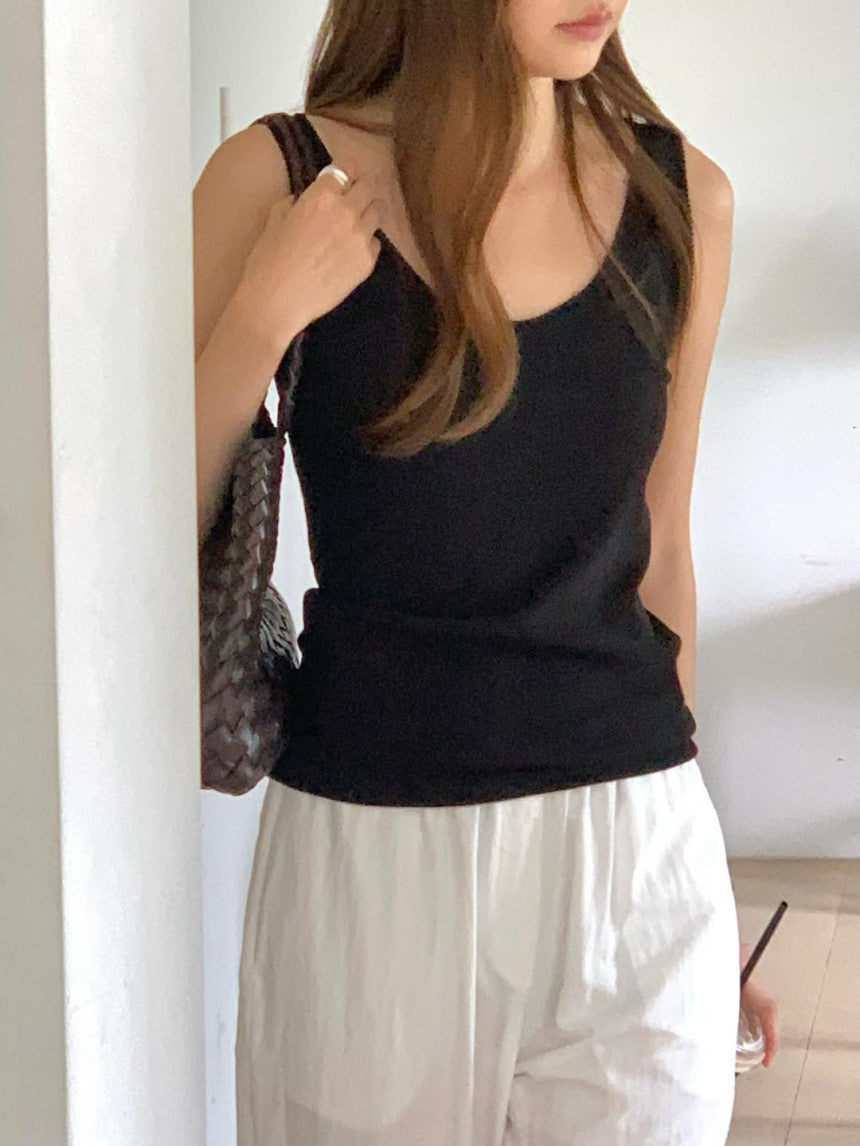 verr lace u neck sleeveless-3col