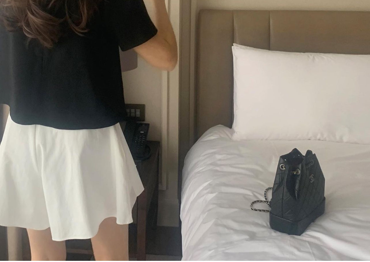 ivory-s即納 Liter ari pleats skirt pants