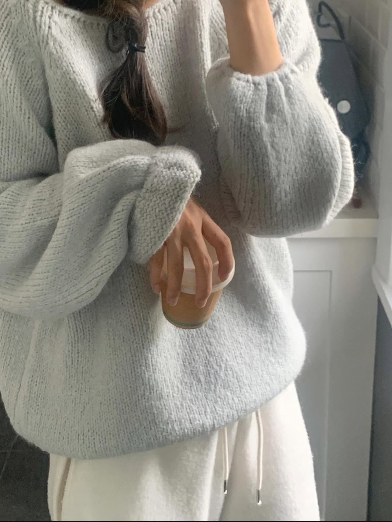 liter heary alpaca knit-3col