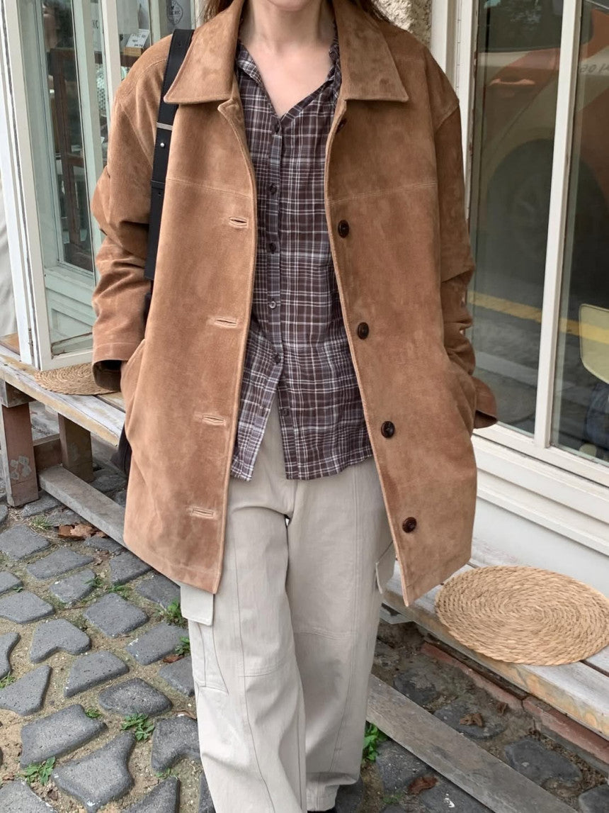 Bern suede jacket-2col