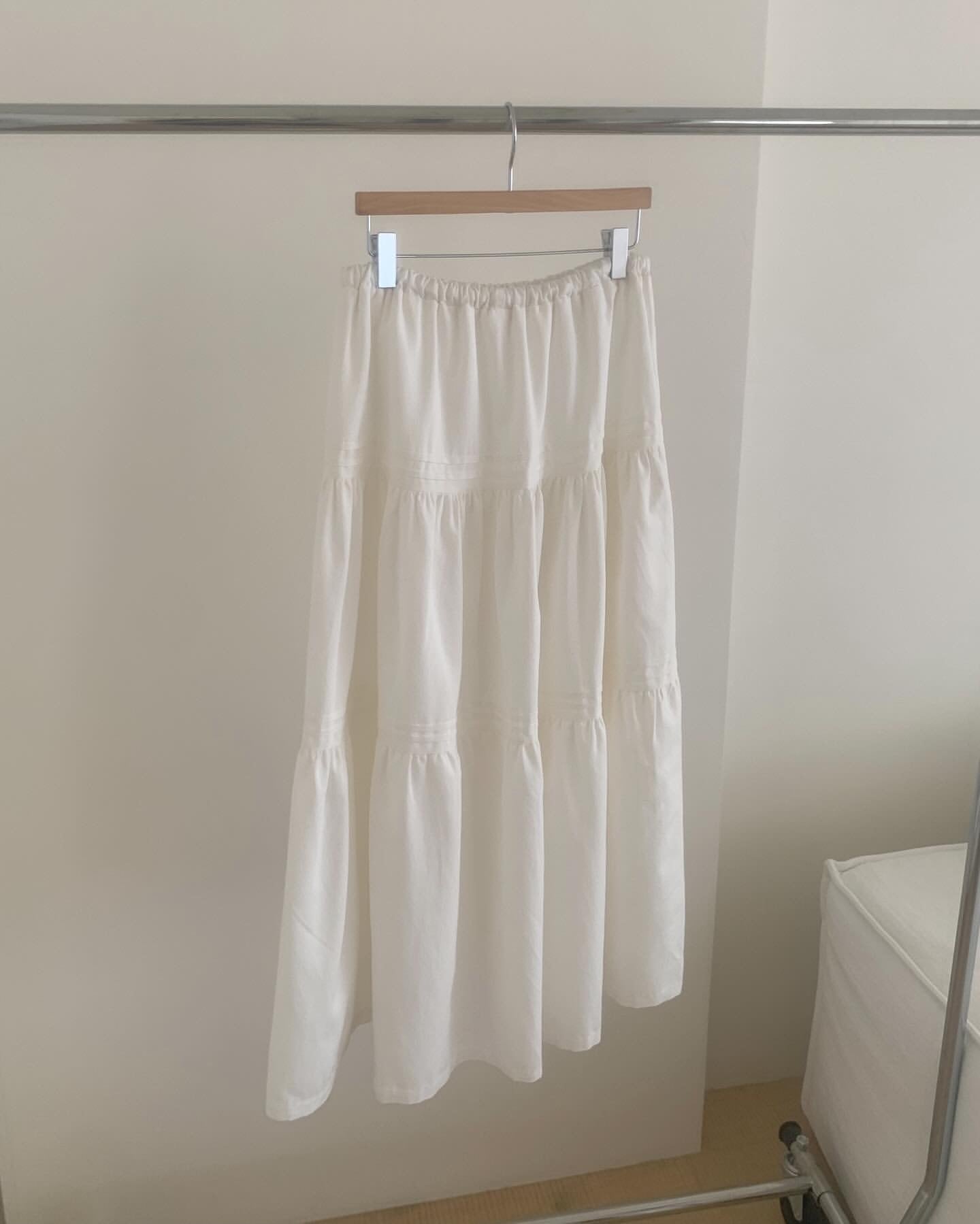 liter audrey pintuck skirt-2col