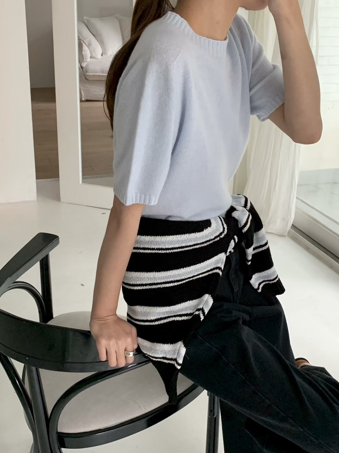 Room and half wholega knit-6col