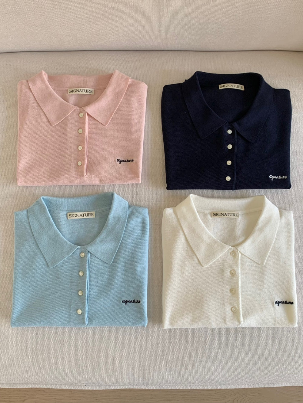 Nud collar knit-4col