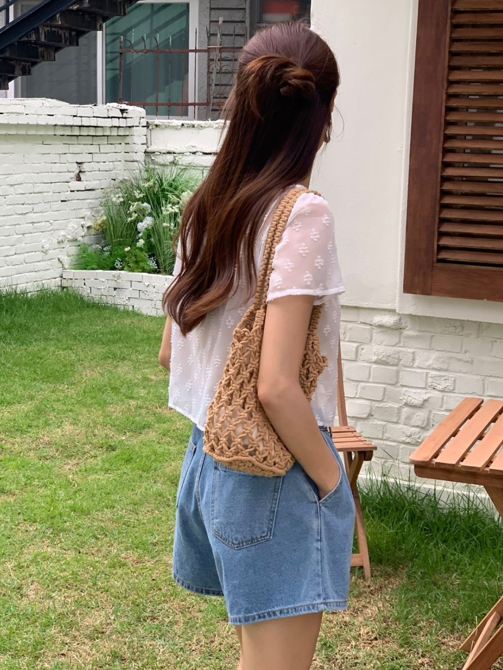 ruffle blouse-2col
