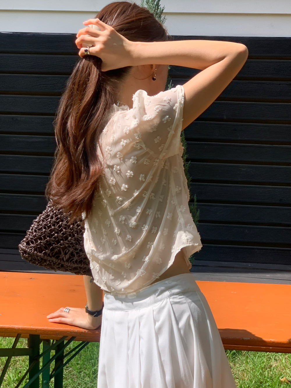 ruffle blouse-2col