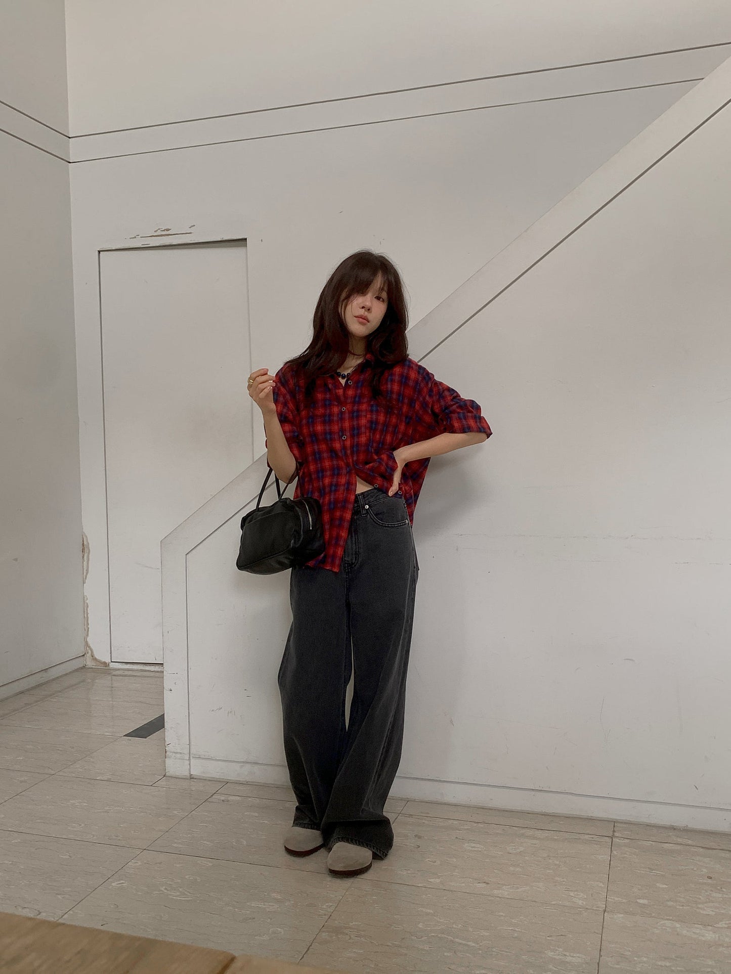 Rok check shirt