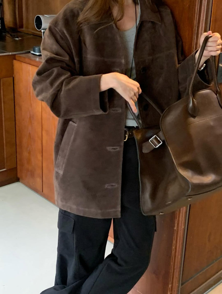 Bern suede jacket-2col
