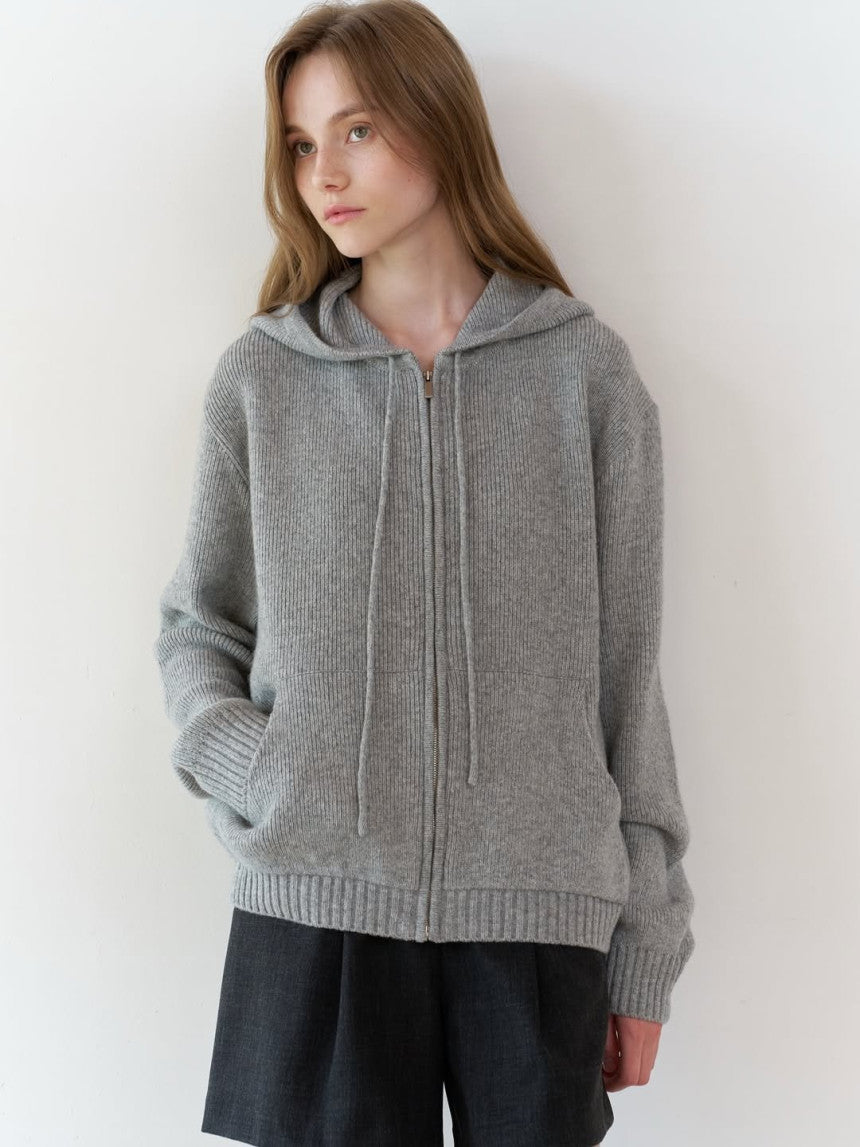 Chappelle hoodie zip up cardigan-3col