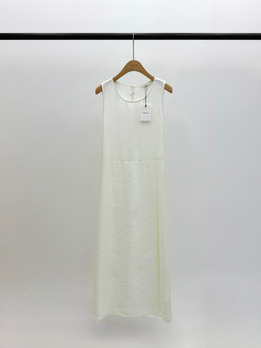 Veine string sleeveless wrap onpiece-2col
