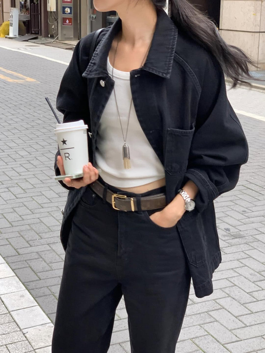 Evening denim jacket