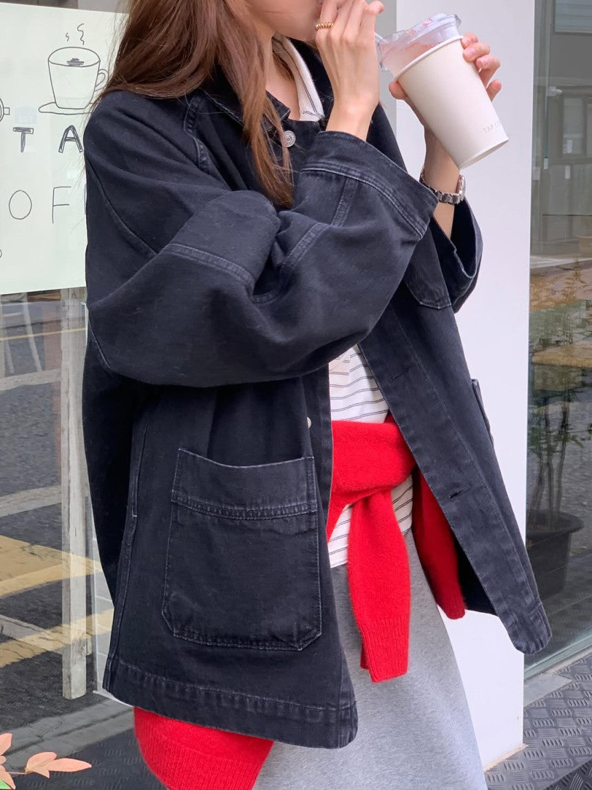 Evening denim jacket