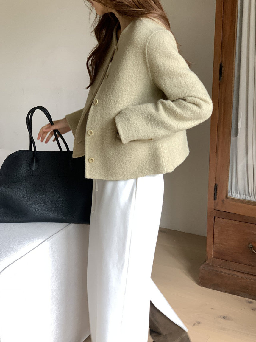 Castle mohair boucle HD jacket-2col
