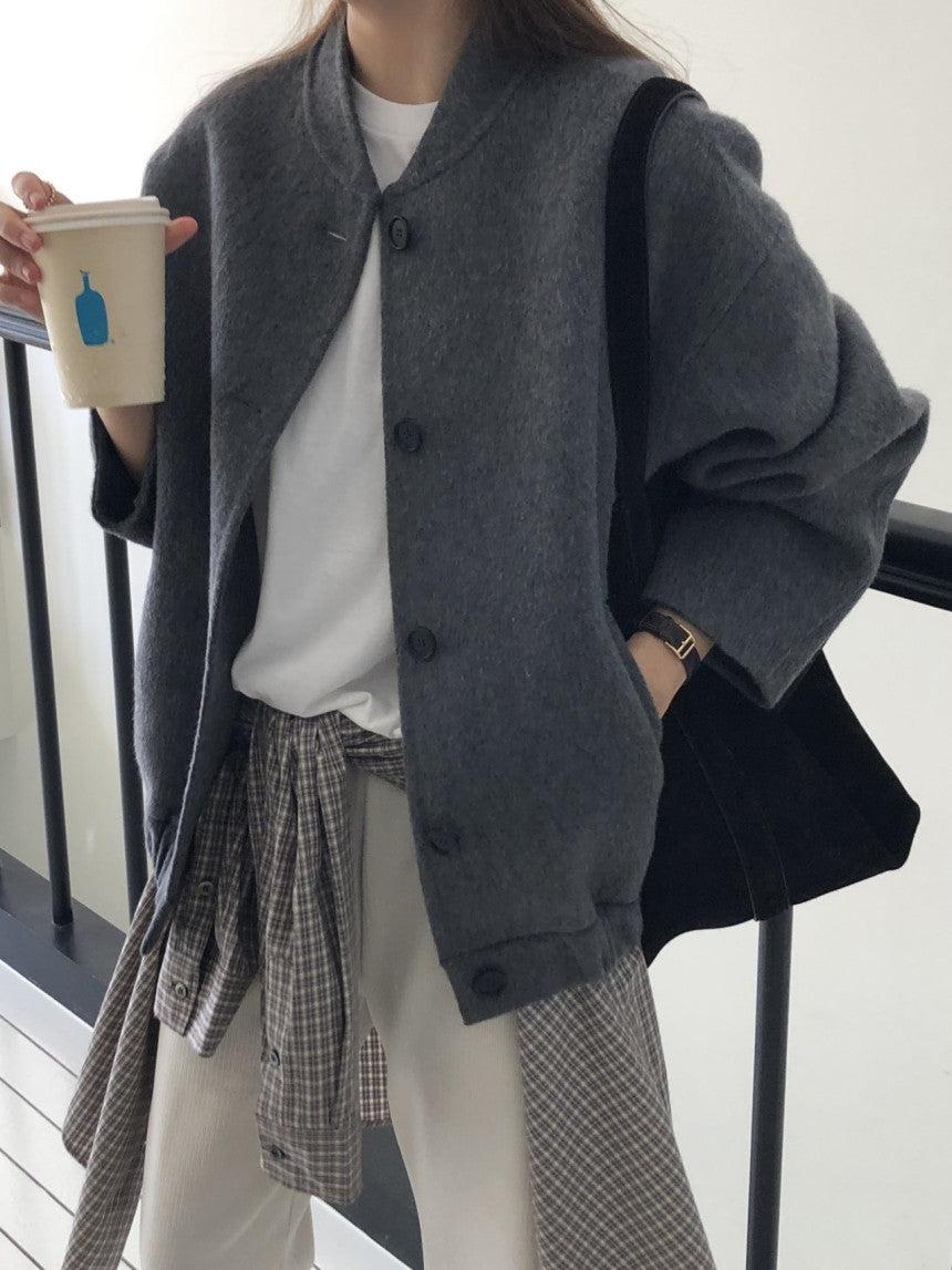 Nua handmade blouson-2col