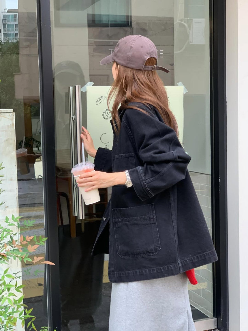 Evening denim jacket