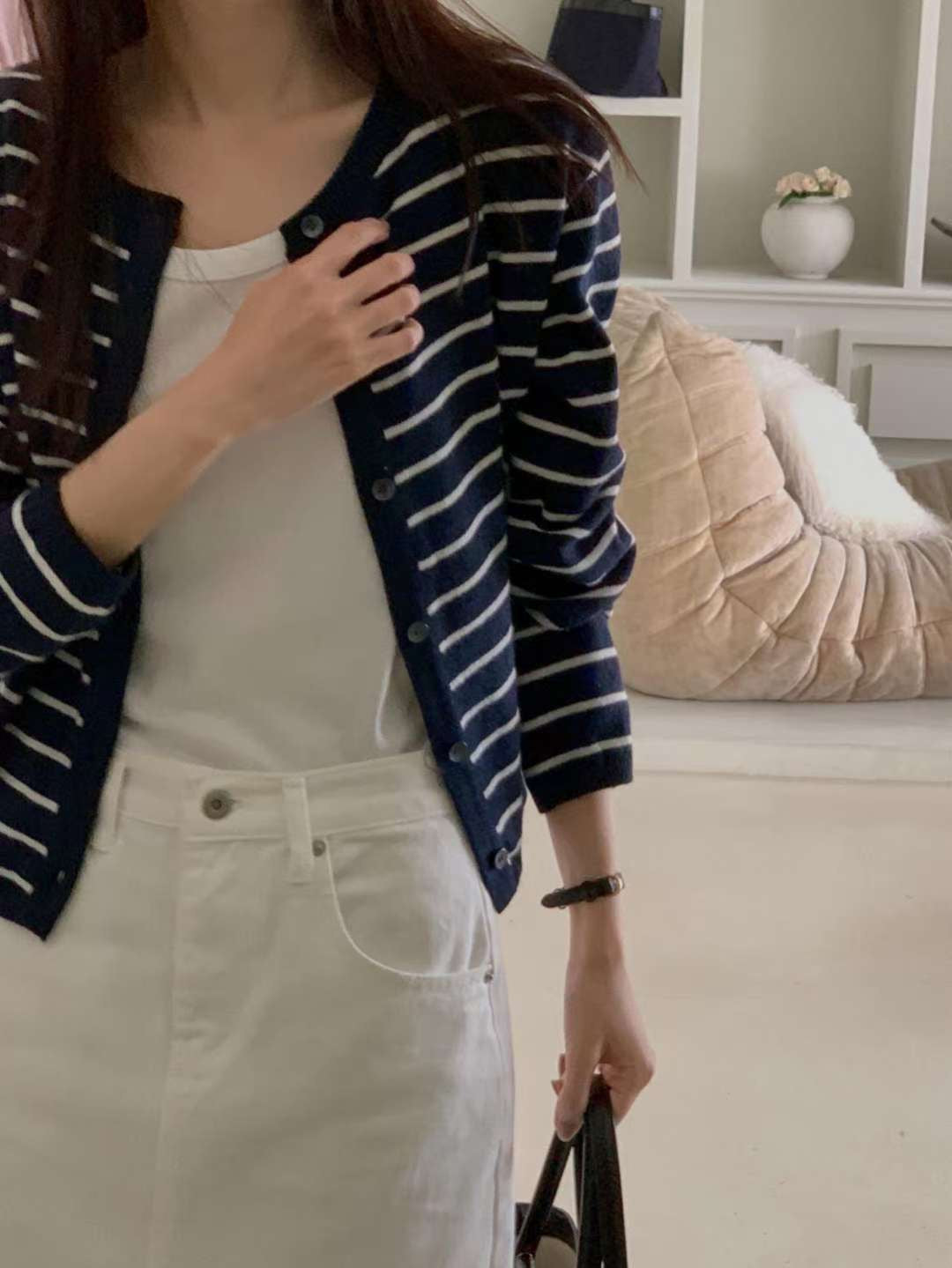 S.T cardigan-3col