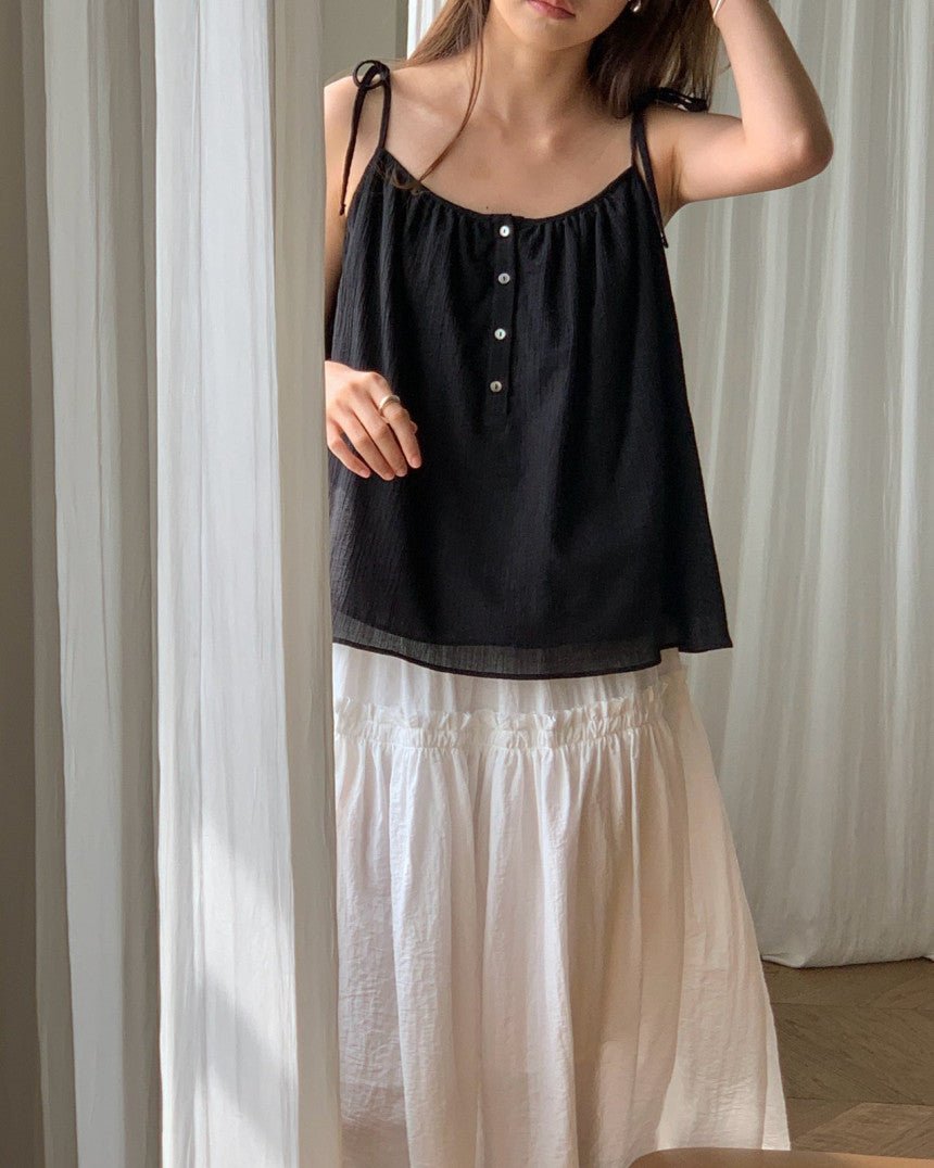 Elysee button sl blouse-2col