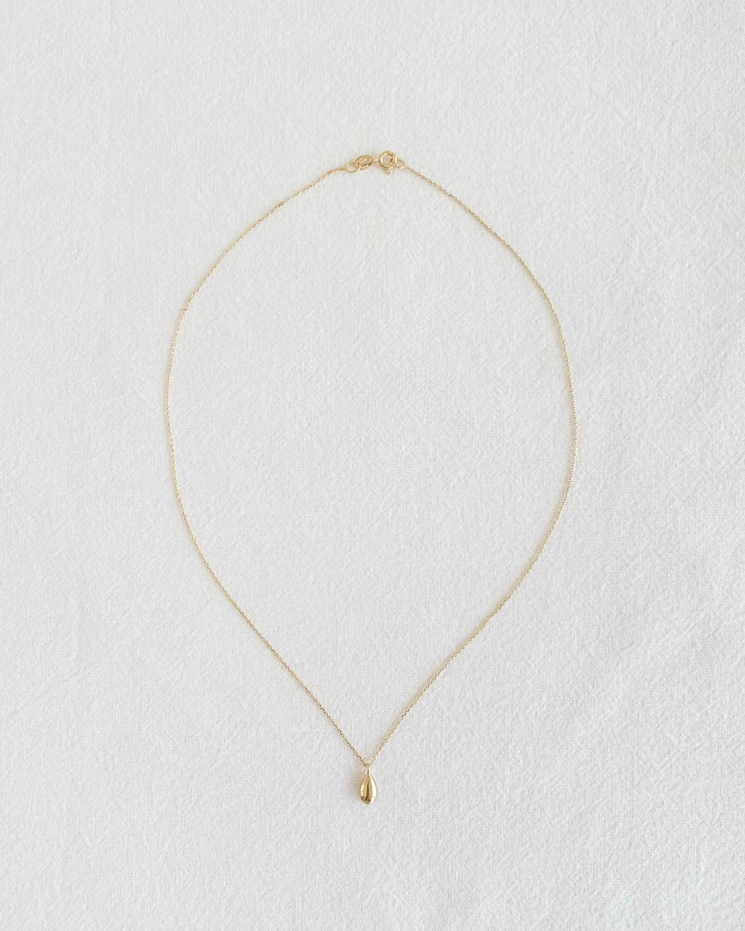 Ounce ria silver necklace-2col