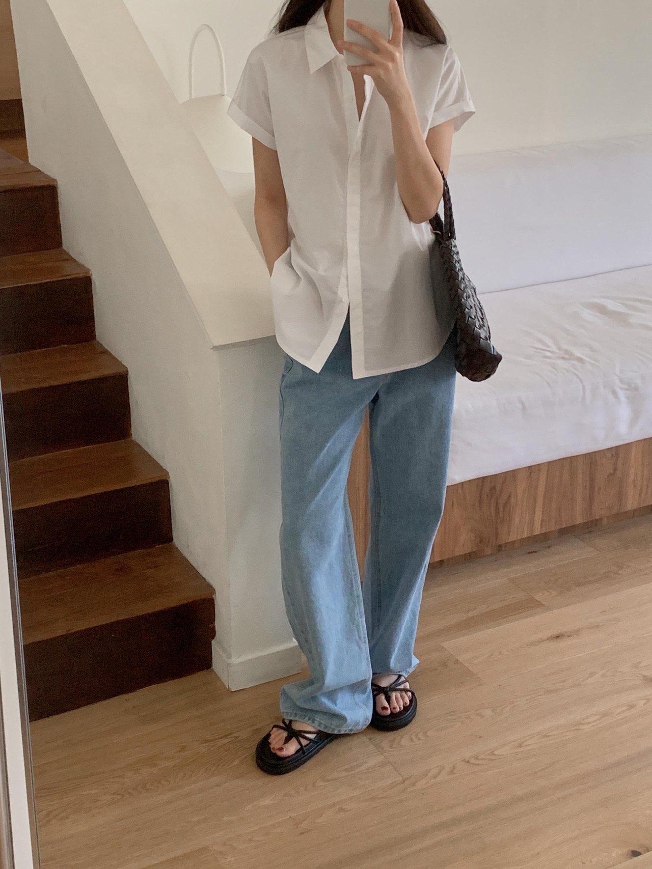 Cotton cabra shirt-3col