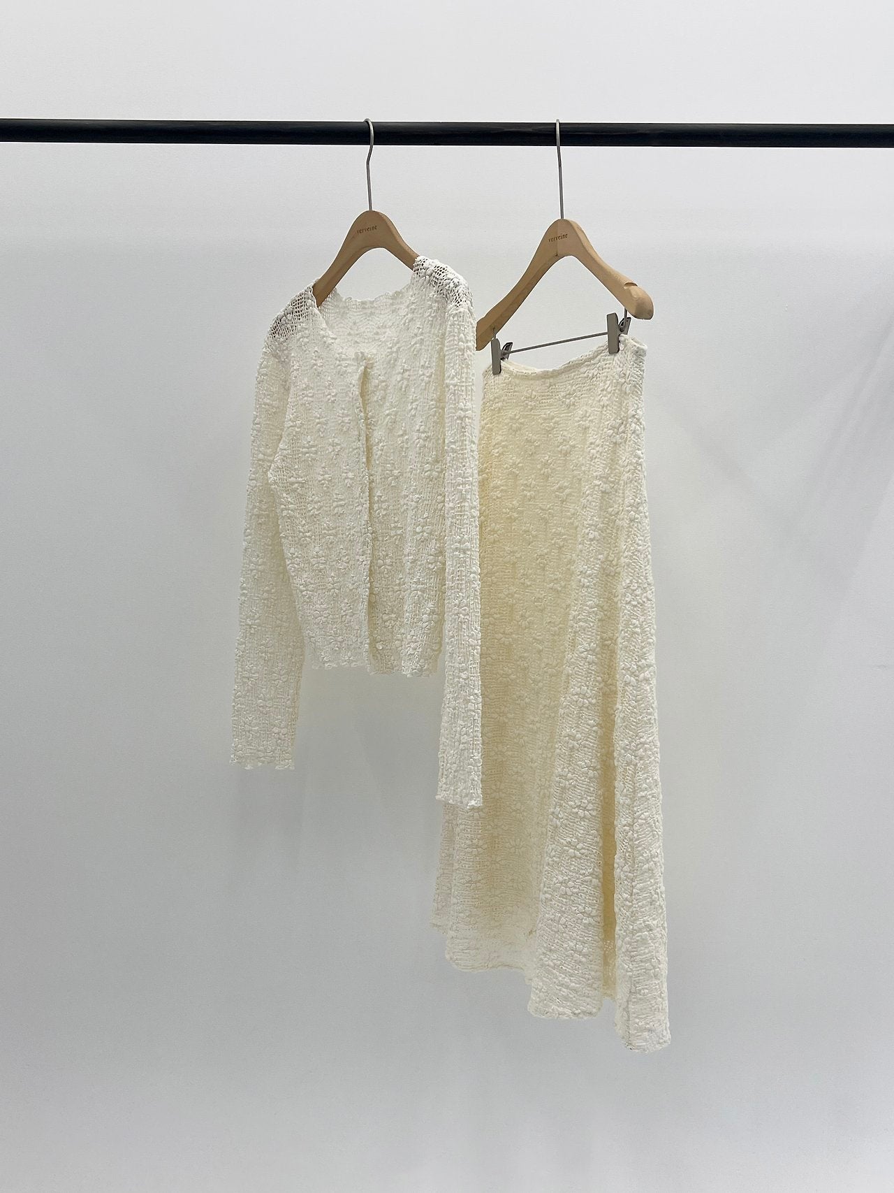 Flora textured cardigan