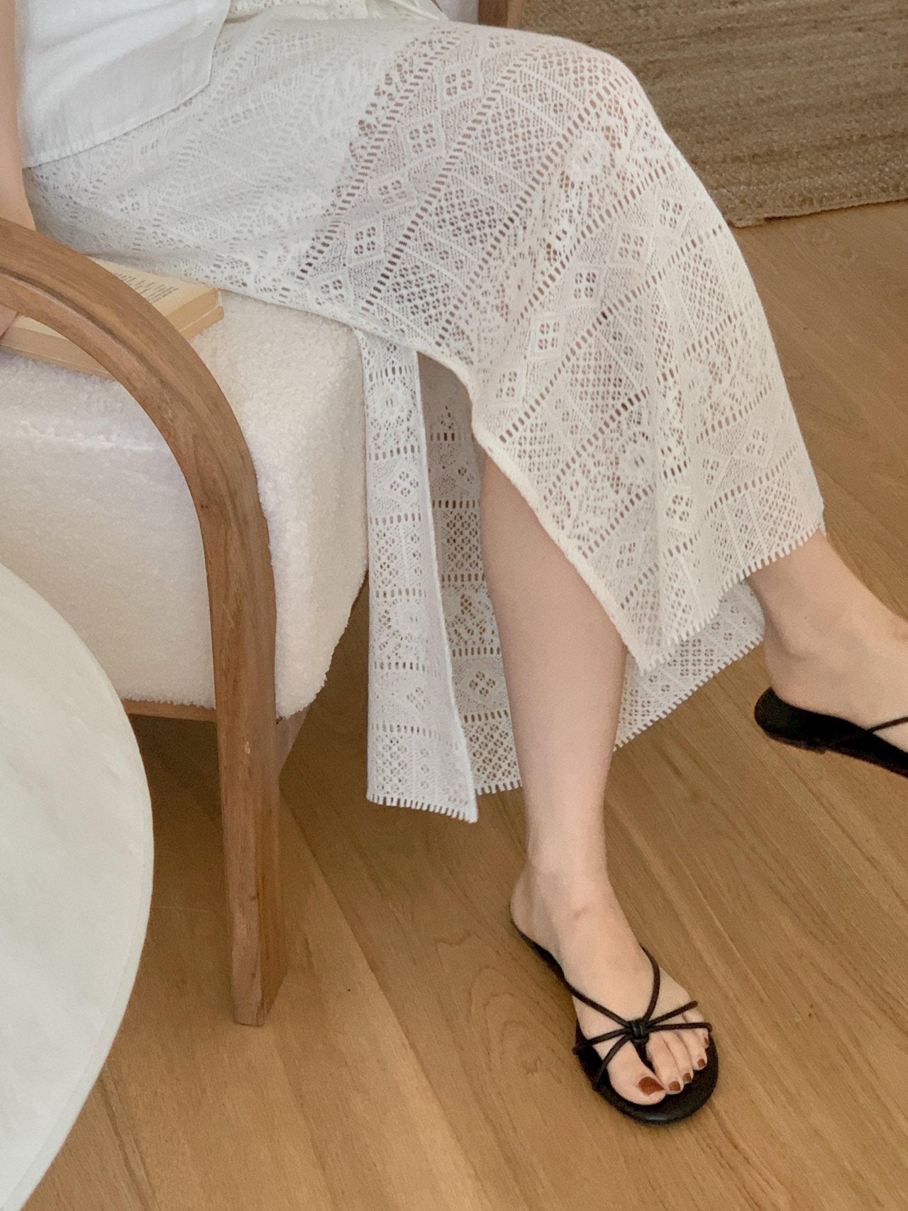 Crochet skirt-2col
