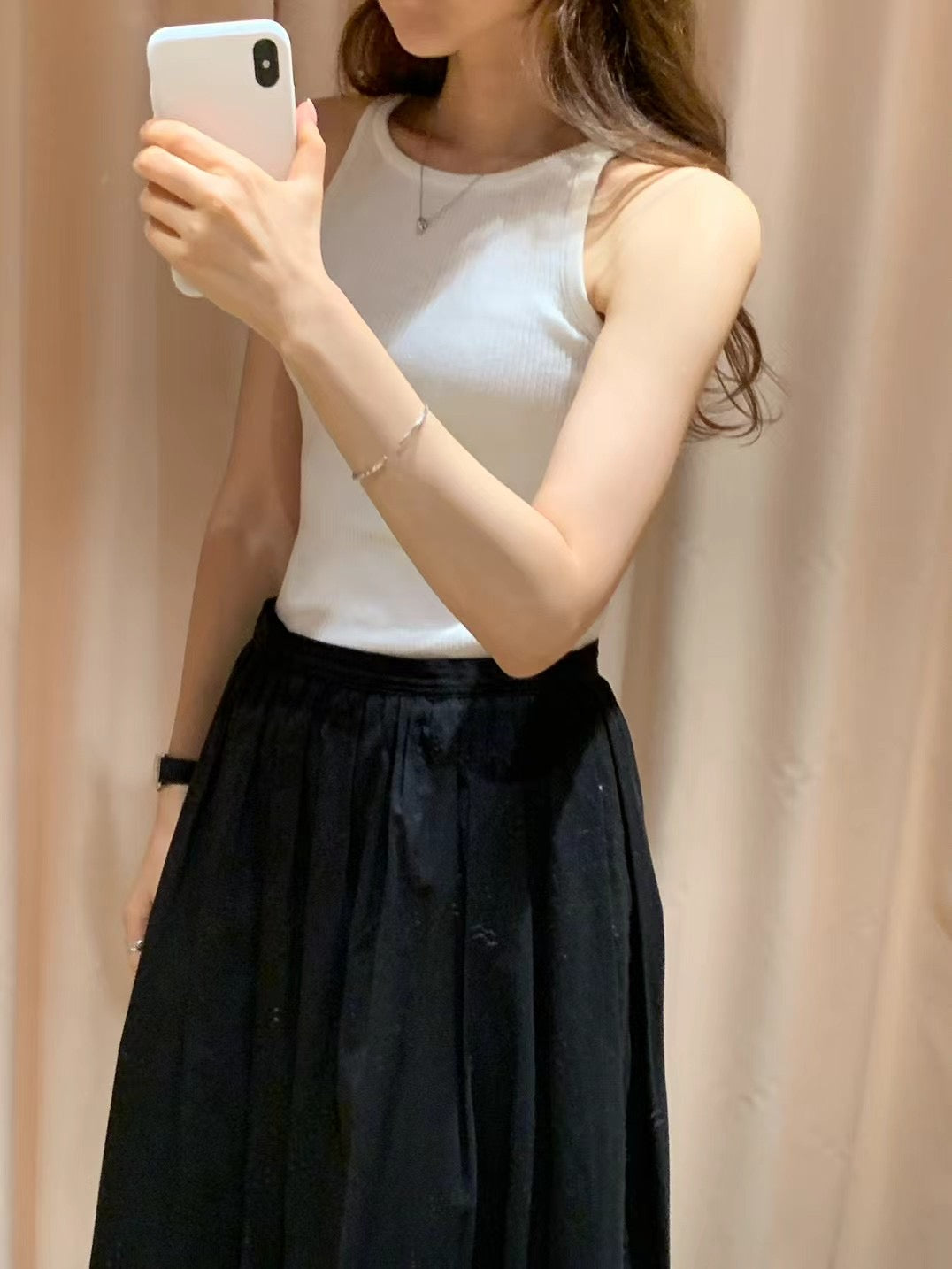 Ounce day knit sleeveless-2col