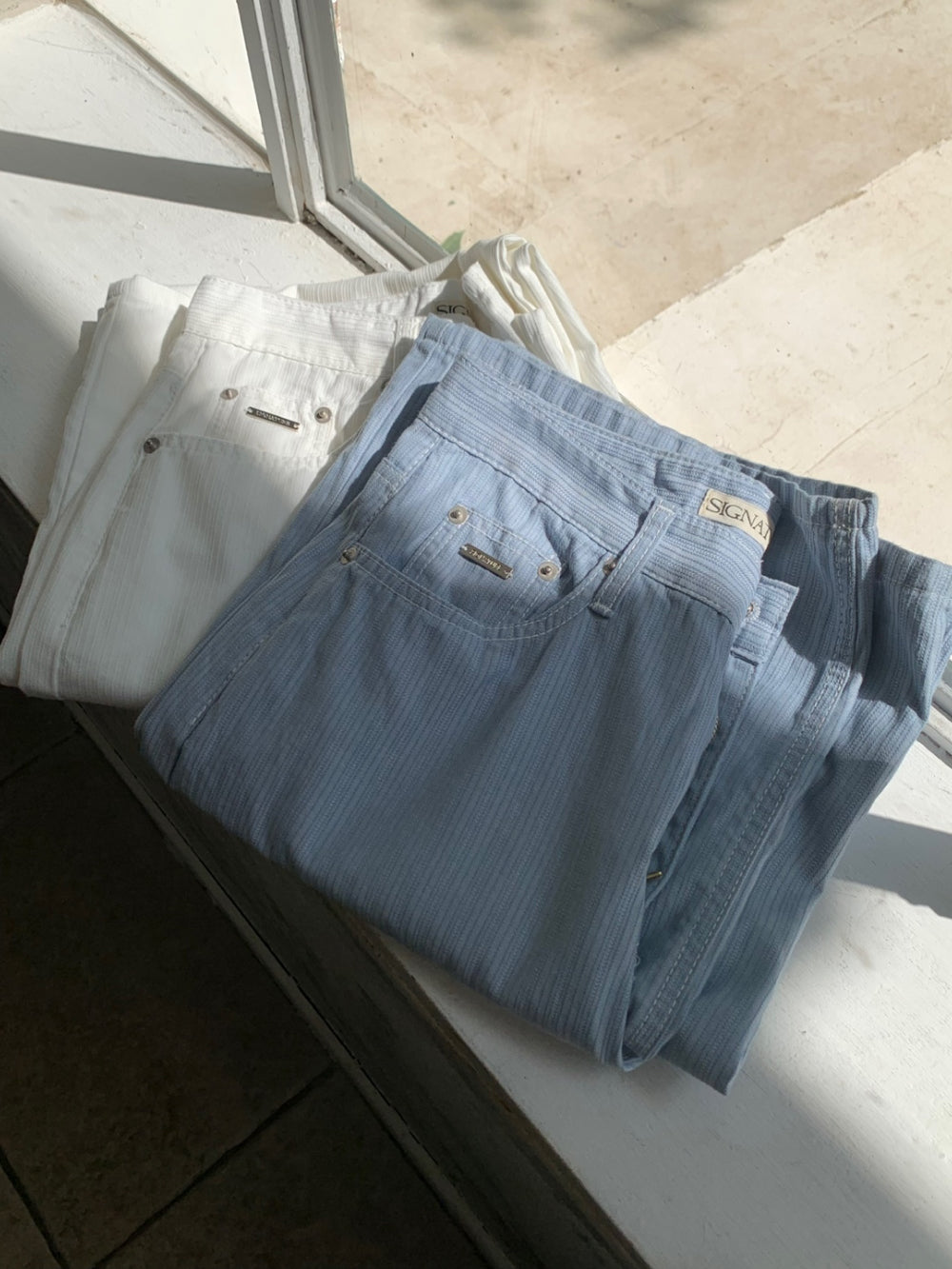 Jacquard denim-2col