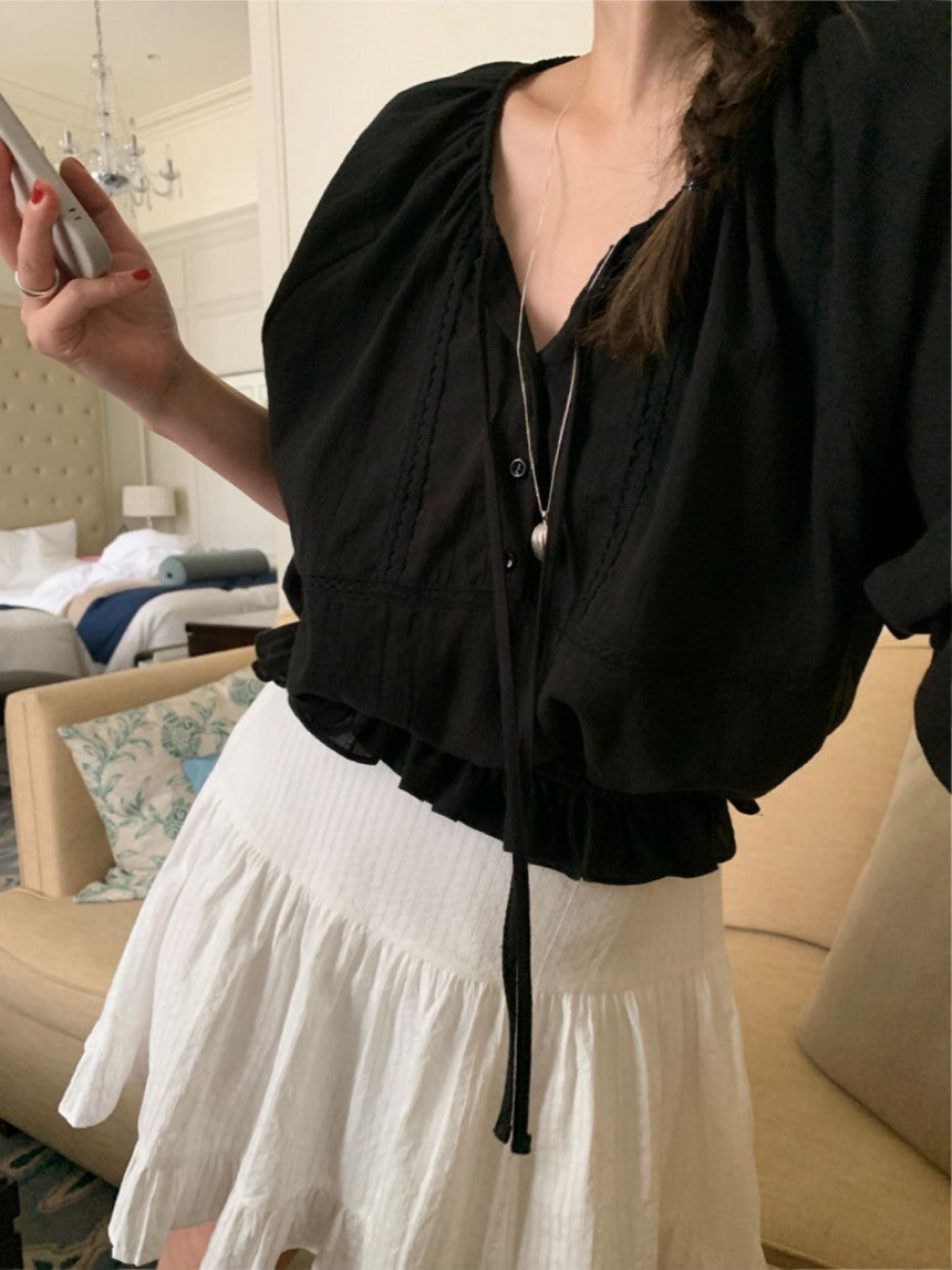 bibi lace blouse-2col