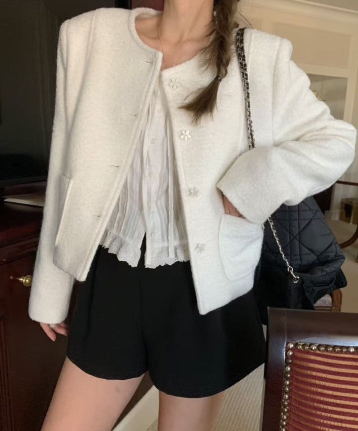 nana tweed jacket-2col