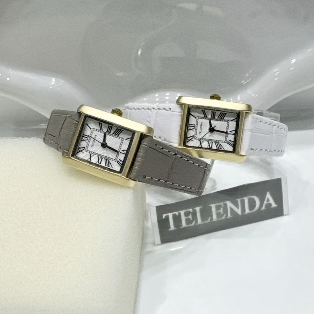 Telenda square leather