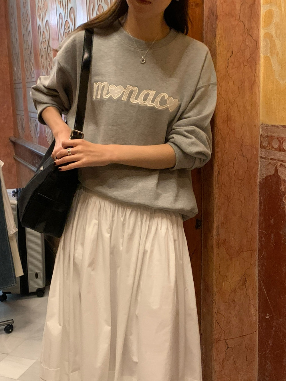 oatmeal即納 Monaco lace MTM-4col