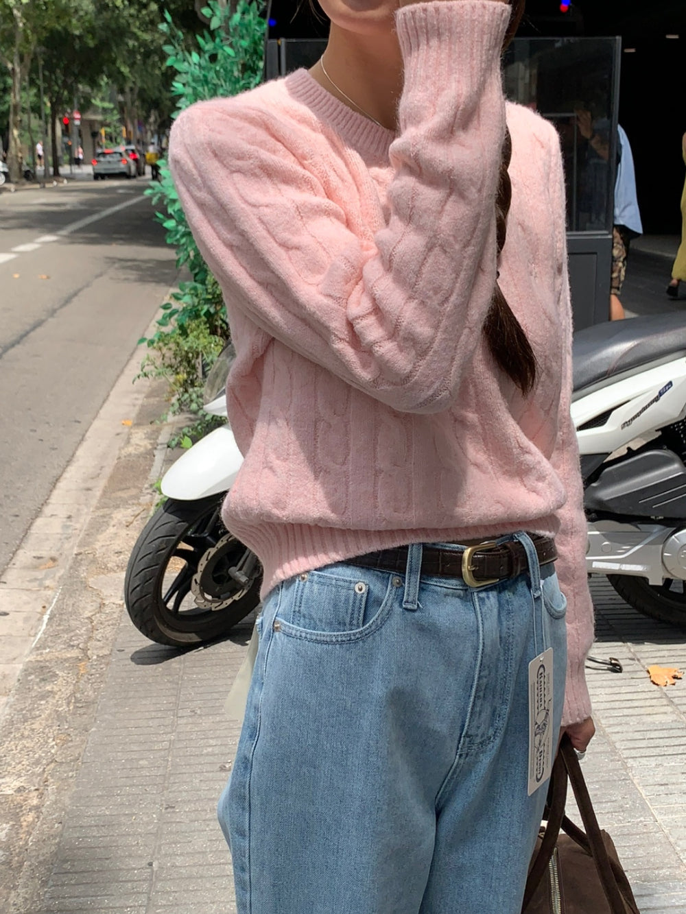 Weather twist knit-4col