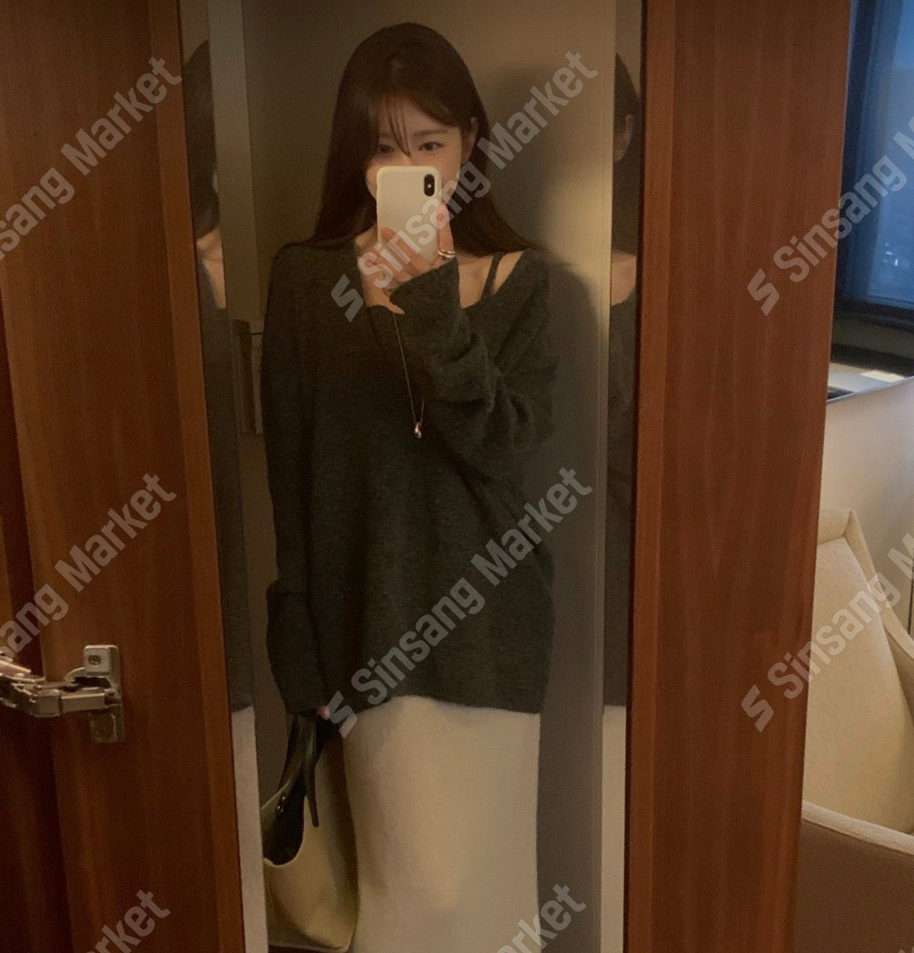 Toni wool sleeveless&v-knit-4col